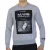 Basic heren sweatshirt met lange mouwen en ronde kraag MARS03S