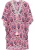 IZIA Kimono Dames Roze Veelkleurig