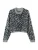 Bershka Trui  grijs / zwart / wit