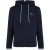 Heren Boss Zip Hoodie, Geavanceerde Stretch in Donkerblauw