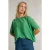 River Woods Green Sweater Ajour On Back Green
