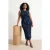 Trendyol Curve Dames Meerkleurig Grafisch Midi Mouwloos Casual Recht Grote maten Jurk