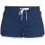 SF Women Dames/dames Retro Shorts (Marine / Wit)