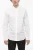 Slim Fit CUT OUT BOLT-overhemd met verborgen knoopsluiting in wit