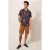 White Stuff Safari Printed Shirt Dark Navy