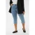 Kaffe Curve capri jeans medium blue denim
