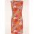 Topvintage exclusive ~ Betty Floral jurk in oranje