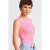 Mouwloze Slim-Fit Bootlijn Blouse
