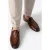 Wittchen Heren Leren Loafers met Gesp op de Riem, Lichtbruin, Natuurlijk Leer
