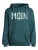 salzhaut Sweatshirt ‘HEFF – MOIN’  jade groen / wit