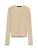 VERO MODA Gebreid vest ‘VMPeach’  sand