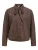 OBJECT Blouse ‘OBJPerry’  lichtbeige / chocoladebruin