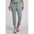 Didi travelstof straight regular waist capri
