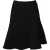 Temperley London Knielange Rok in Zwart Zijde