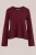 WE Fashion – Dames trui – Regular fit – Donkerrood –