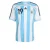 ADIDAS PERFORMANCE Tricot ‘Argentinien 2006 Messi’  blauw / geel / zwart / wit