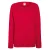 Fruit OF The Loom Dames Getailleerd lichtgewicht raglan sweatshirt (240 GSM) (Rood)