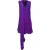 Dior Drape Accent Mini-jurk in Paarse Chiffon