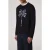 Paul Smith Mens Sweater Crew Neck Very Dark Navy