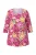 Ulla Popken Shirt  lichtgeel / groen / cyclaam / pink