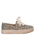 Toms Carolina Lace up katoenen espadrilles met plateauzool beige/zwart