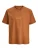 JACK & JONES Shirt ‘JORNorrebro’  cognac / wit