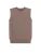 GOBI Cashmere Gebreide bodywarmer ‘Women’s Timeless Cashmere Crewneck Vest’  taupe