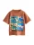 Next Shirt  blauw / bruin / lichtgeel / groen