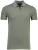 Poloshirt Boss Orange groen rits normale fit pique