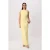TRENDYOLMİLLA Dames Geel Effen Maxi Mouwloos Recht Avond & Gala Jurk