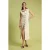 TRENDYOLMİLLA Dames Ecru Effen Maxi Lang Blousejurk Jurken