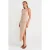Bodycon Halter Midi-jurk Met Splits