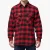 Hard Yakka LANGLABELD GERUIT FLANELL Heren Overhemden Rood