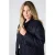 MS Mode gewatteerde jas Plus Size – donkerblauw