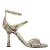 JOSH V Dorethy sandalettes met slangenprint beige