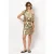 Dante6 Grayson Metallic Drapey Dress Gold