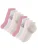 Cotton Prime Sokken ‘Sweet Flower’  greige / lichtgrijs / eosine / pastelroze