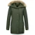 TheBrand Lange parka jas met bontkraag