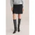 We Fashion Skirt Mini Length Black