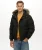 Everest Hooded Puffer Bomberjack Black