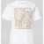 comma T-shirt met motief en ronde hals