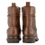 5th Avenue leren veterboots – bruin