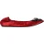 Lanvin ballerina’s met brocheversiering in rood satijn