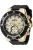 Invicta Aviator 49090 Heren Horloge – Quartz Uurwerk – Roestvrij Staal met gouden Wijzerplaat – 49mm