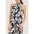 GUESS Marciano By  Sunburst Top Black Print