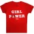 Disney Meisjes Girl Power Minnie Mouse T-shirt (Rood)