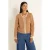 CLAUDIA BY CLAUDIA STRÄTER gebreid vest met wol – camel/ecru
