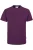 HAKRO 281 T-Shirt ronde hals aubergine, Effen
