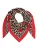 Zwillingsherz Sjaal  beige / rood / zwart