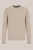 WE Fashion – Heren regular fit trui met structuur – Regular fit – Beige – Katoen –
